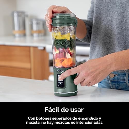 Miniatura 4 de Ninja BC151EM Blast - Licuadora portátil, inalámbrica, recipiente de 18 onzas, licuadora personal para batidos y batidos, sin BPA, tapa a prueba