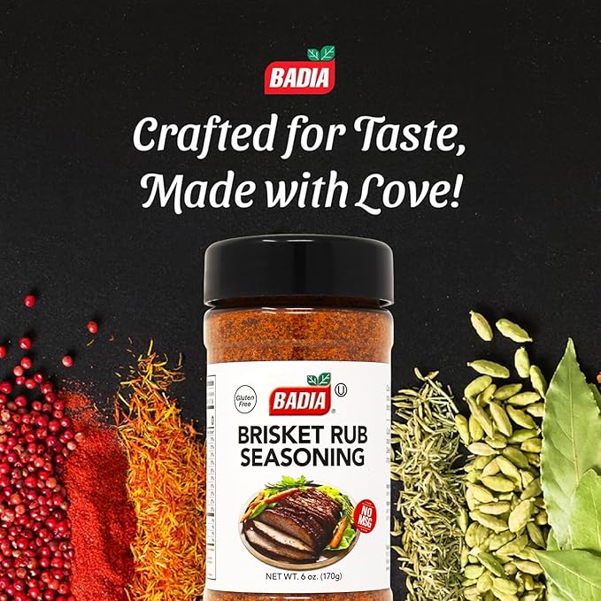 Badia Brisket Rub Seasoning, 6 oz – Mezcla Salada para Carnes y Parrilla miniatura 2