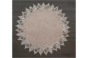 23 Inch Round Lace Doily- A Refined Table Topper and Runner