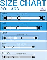 Vista 15 de Collar para mascotas NCAA - Resistente, fuerte, duradero y ajustable, collar de perro NCAA -, Alabama Crimson Tide, S, Team