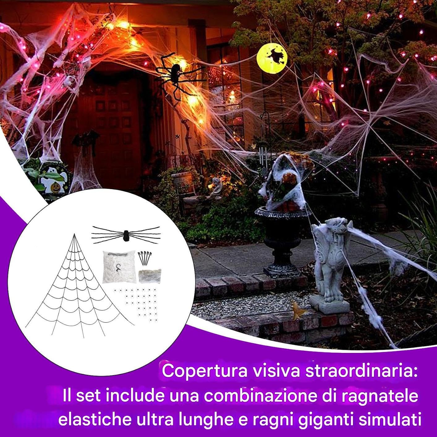 Ragnatela Set Decorazioni