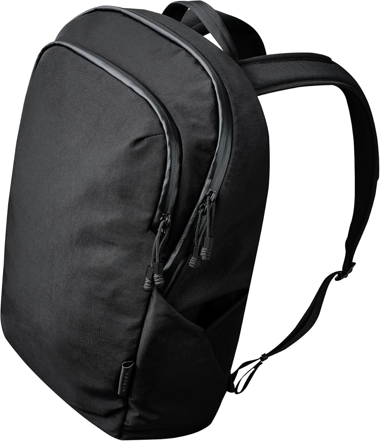 ALPAKA Bravo Backpack 23L - Laptop Backpack Fits 16 Inch Computers, Water Bottle Holders, Fleece Lined Protection, Business Commuter Bag, Weatherproof Black Axoflux Material