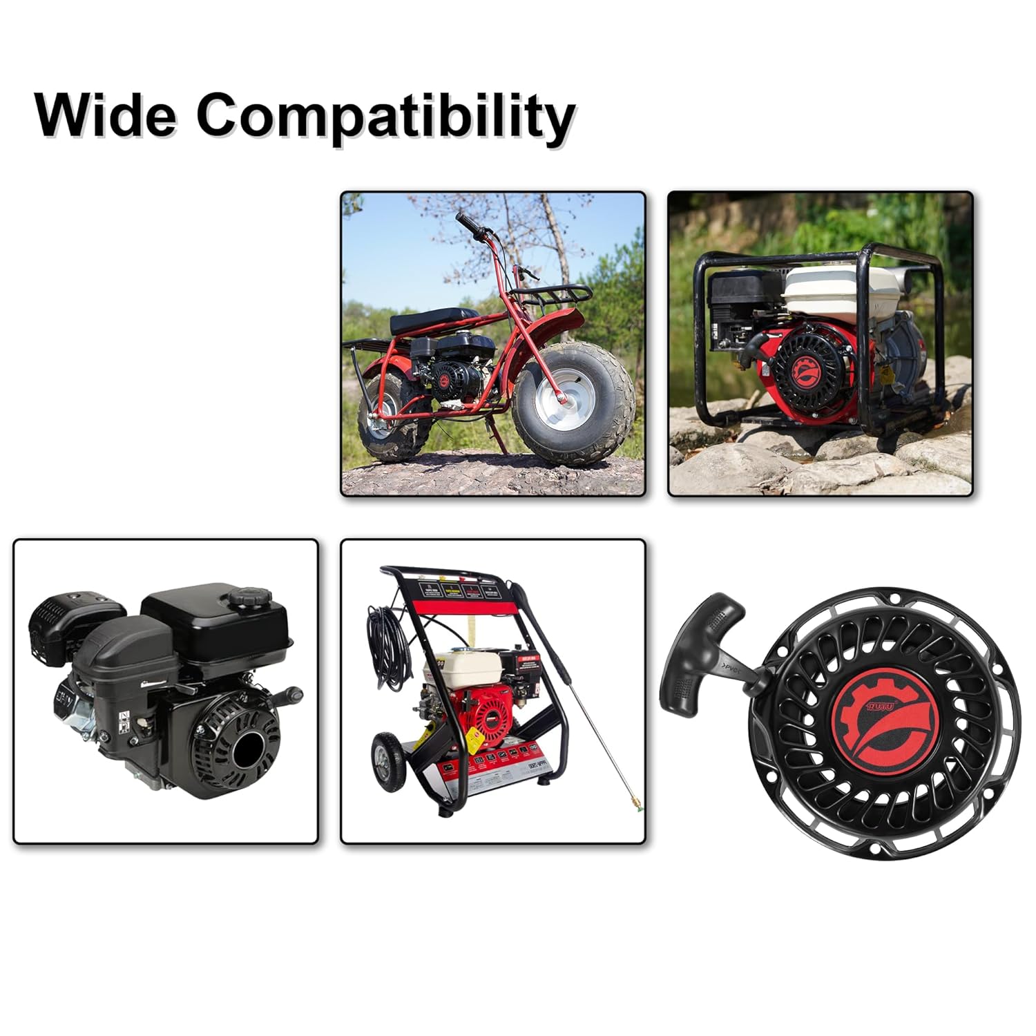 Seilzugstarter Für Predator 212 Motor - Ersatz Für Go Kart & Mini Bike