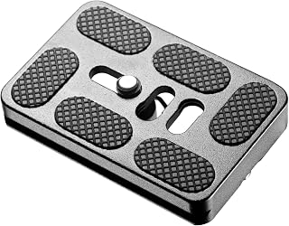 Neewer® PU60 Universal Black Quick Release Plate for Tripod Ball Head Compatible with Arca, RRS, Manfrotto, Gitzo, Benro Clamps
