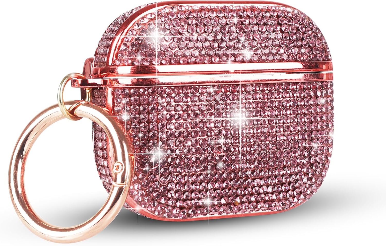 Topgraph For AirPods Pro 2 Case Cover With Lanyard Glitter Diamond Case For Airpod Pro 2nd Gen With Sparkle Bling Crystal Wrist Strap Lanyard Keychain Purple - View #2