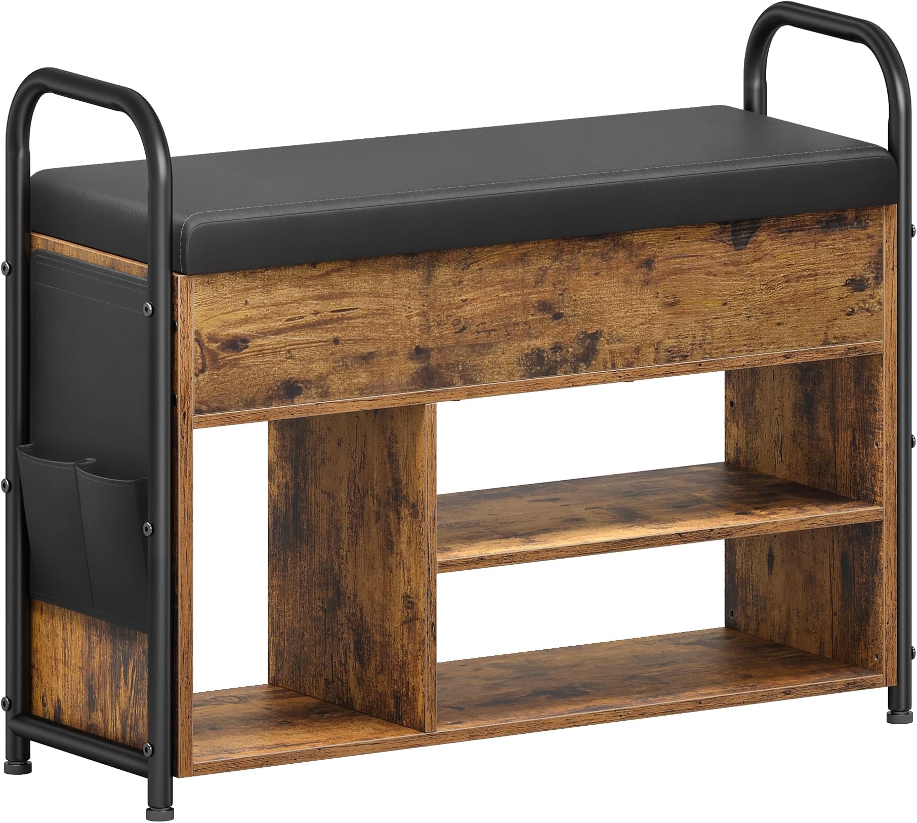 Amazon.com: VASAGLE Shoe Bench, Shoe Rack, Entryway Furniture, Inner ...