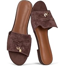 Project Cloud 100% Genuine Leather Dressy Flat Sandals for Women Cannes