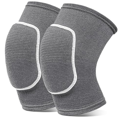 Miniatura 8 de Rodilleras de voleibol, rodilleras para mujeres, niños y niñas, rodilleras suaves y transpirables para voleibol, baile, fútbol americano, yoga