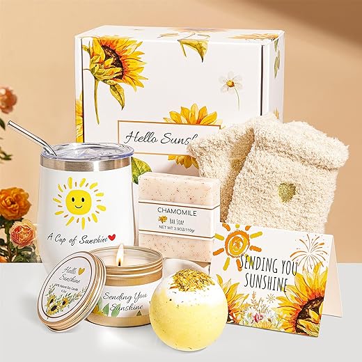 Birthday Gifts for Women, Unique Self Care Gifts Get Well Soon Gifts Basket for Women, Christmas Gifts Relaxing Spa Gifts Sets for Women Mom Sister Her Best Friends