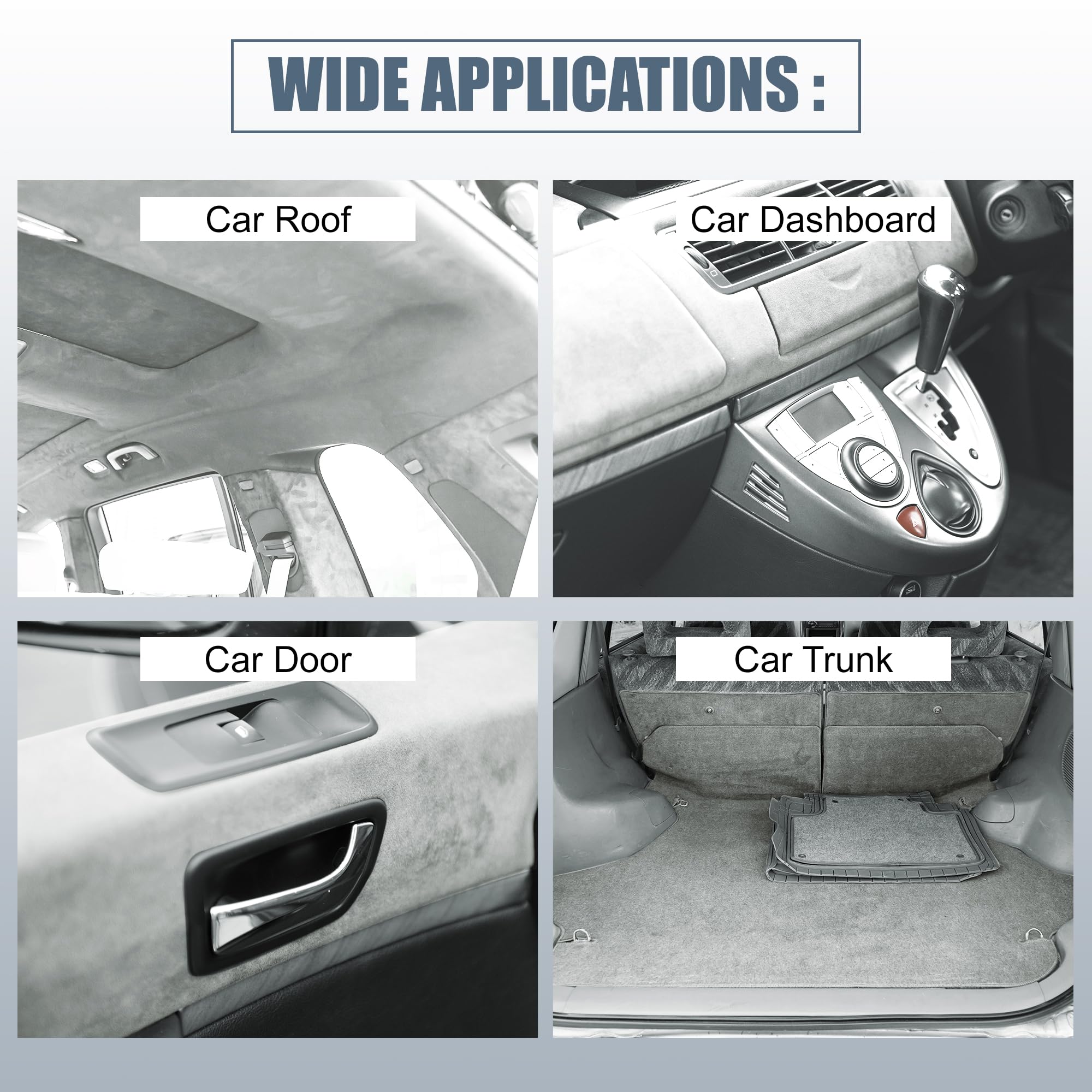 INFINAUTO Tessuto headliner 91,4 cm L x 121,9 cm W per auto RV SUV
