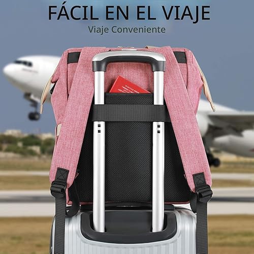 Miniatura 6 de Mochila para laptop para mujer mochila de trabajo antirrobo RFID para laptop de 156 pulgadas gran puerto de carga USB resistente al agua mochila de