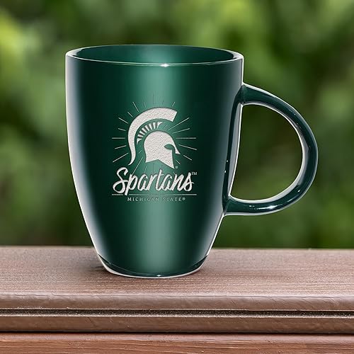 Vista 238 de Rico Industries NCAA - Taza de cerámica con grabado láser, 18 onzas, café y té