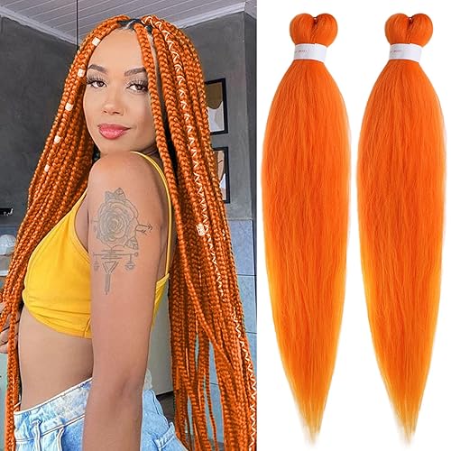 Miniatura 15 de Unionbeauty - Extensiones de cabello sintético para trenzar de 26 pulgadas, color negro a morado, ombré, 2 paquetes de trenzas preestiradas