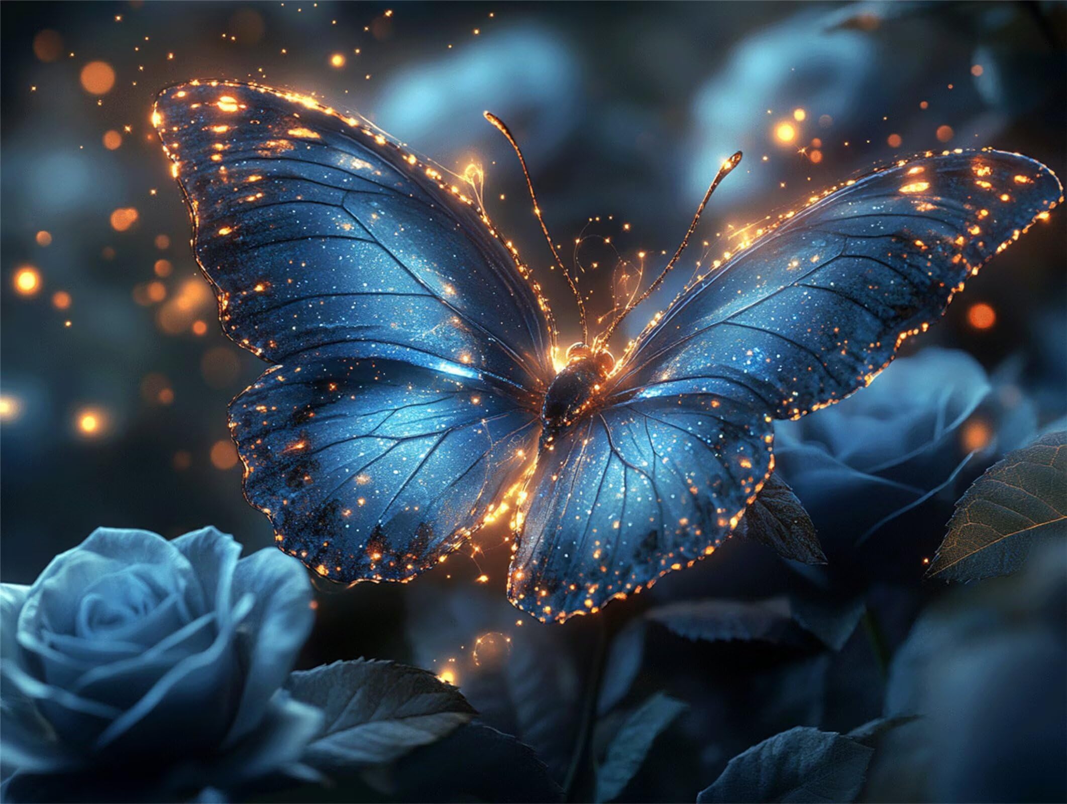 Puzzles 3000 Piezas, Puzzle Madera Mariposas Rosa, n-243
