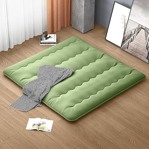 Miniatura 2 de KOMFOTT Colchón japonés, colchón futón enrollable de 4 pulgadas con funda lavable y bolsa de almacenamiento, colchón portátil para campamento,