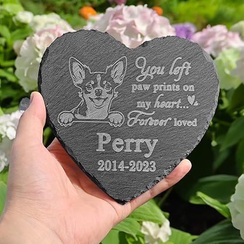 Miniatura 2 de Piedra conmemorativa de Chihuahua, estatua de Chihuahua, placa conmemorativa de Chihuahua, regalos conmemorativos de Chihuahua, regalo de