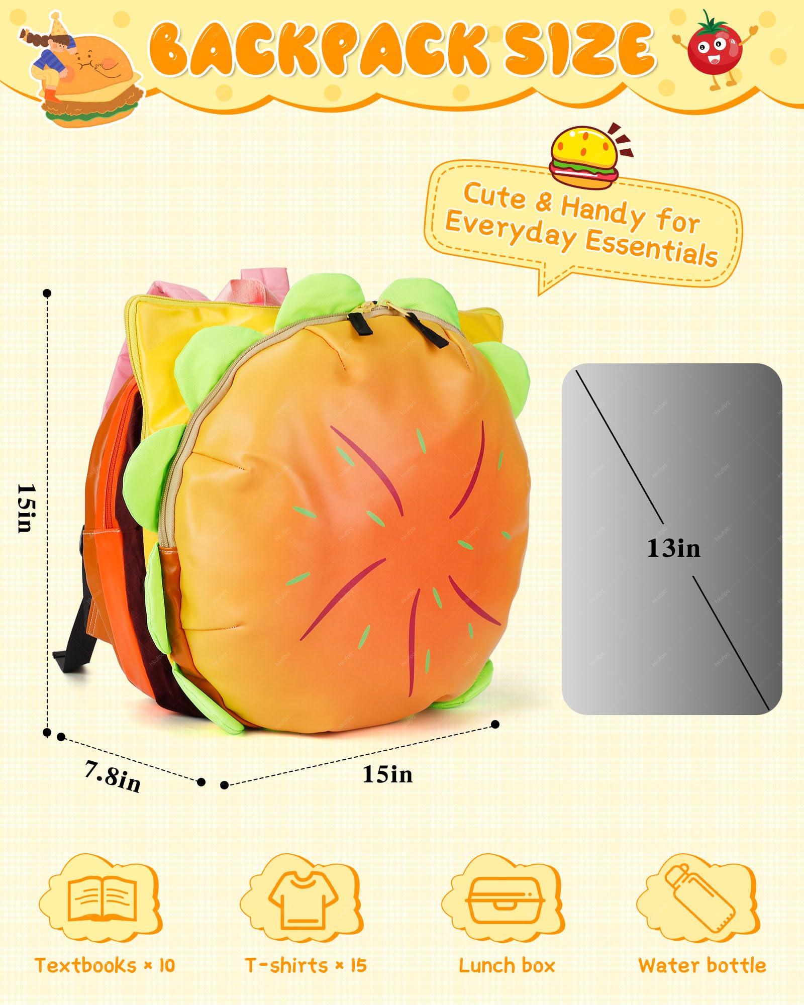 Cheeseburger Backpack