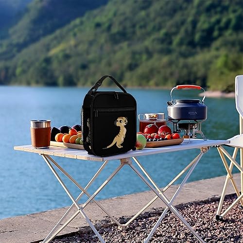 Miniatura 8 de Lindas Meerkats - Lonchera con aislamiento y asa desmontable para trabajo, viajes, picnic