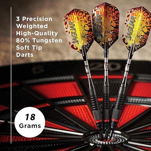 Miniatura 2 de Viper Jaguar - Dardos (80% tungsteno, punta suave, con estuche de almacenamientoviaje, 0.63oz)