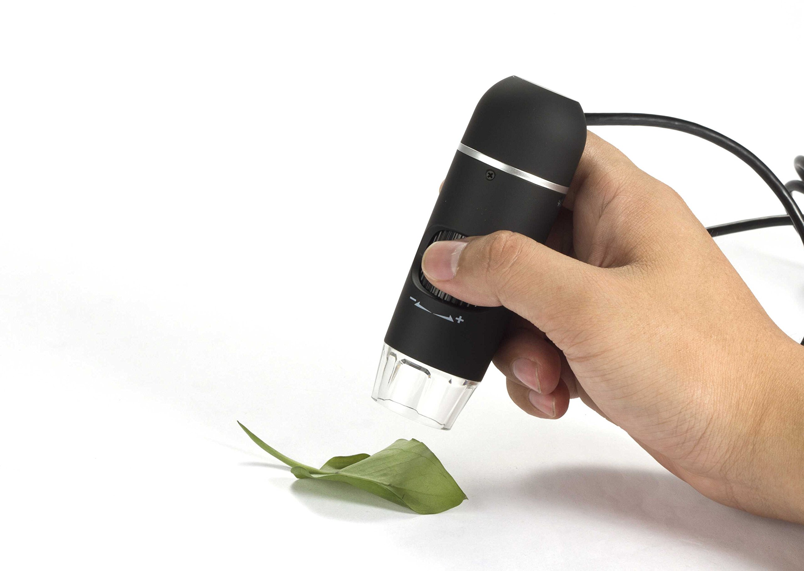 MeterTo USB Digital Microscope UM012C 5 Mega Pixels 20x-300x Resolution 5M, 3M, 1.3M, VGA, QVGA PC Windows XP/Vista/Win7, Mac Software with Stand