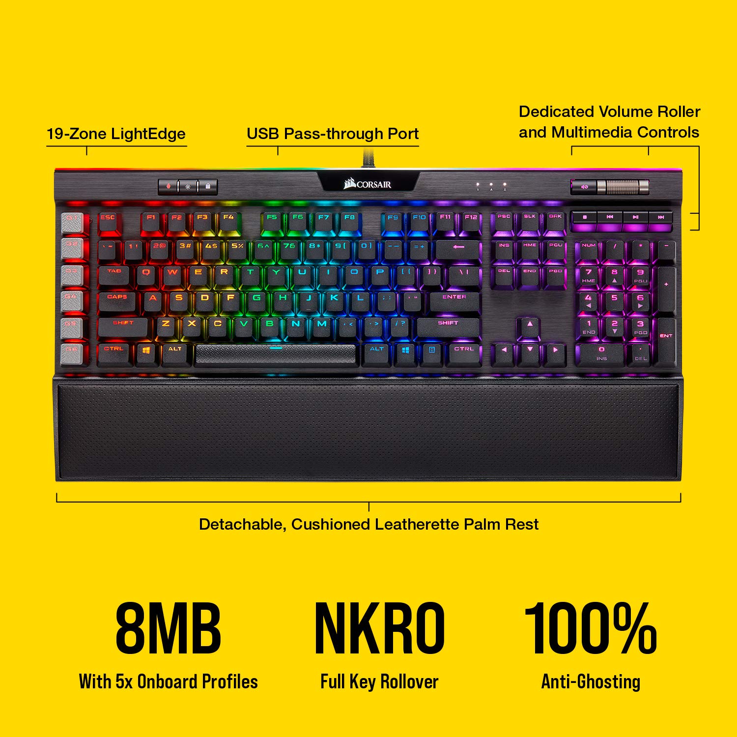 Buy Corsair K95 Platinum XT RGB Mechanical Gaming Keyboard (Cherry MX