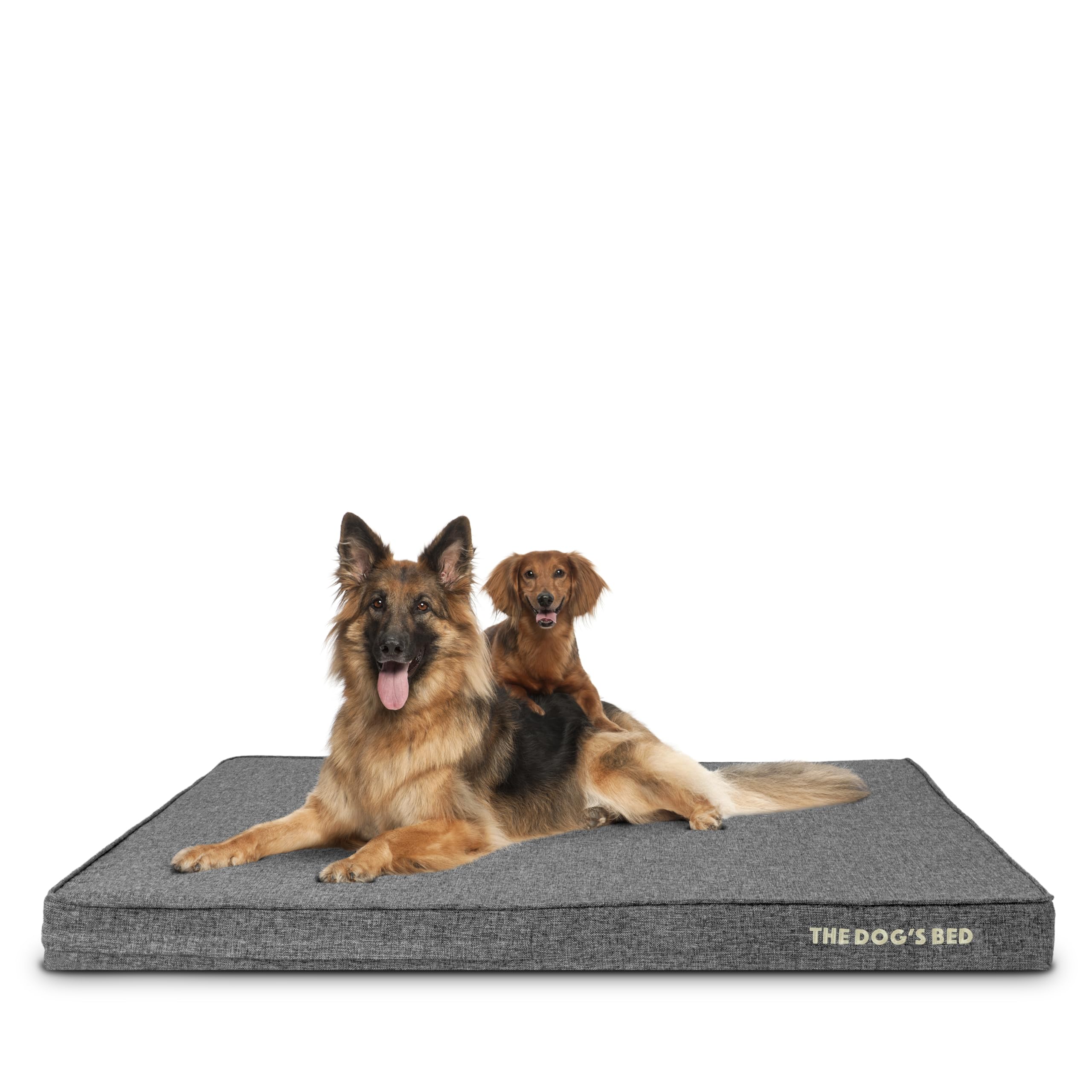 The Dog’s Bed Orthopaedic Memory Foam Dog Bed for XL Dogs, Waterproof Washable Cover, Anti-Slip Base, Calming Surface – CertiPUR-Certified Foam, Grey Plush, 15cm Thick — view 58
