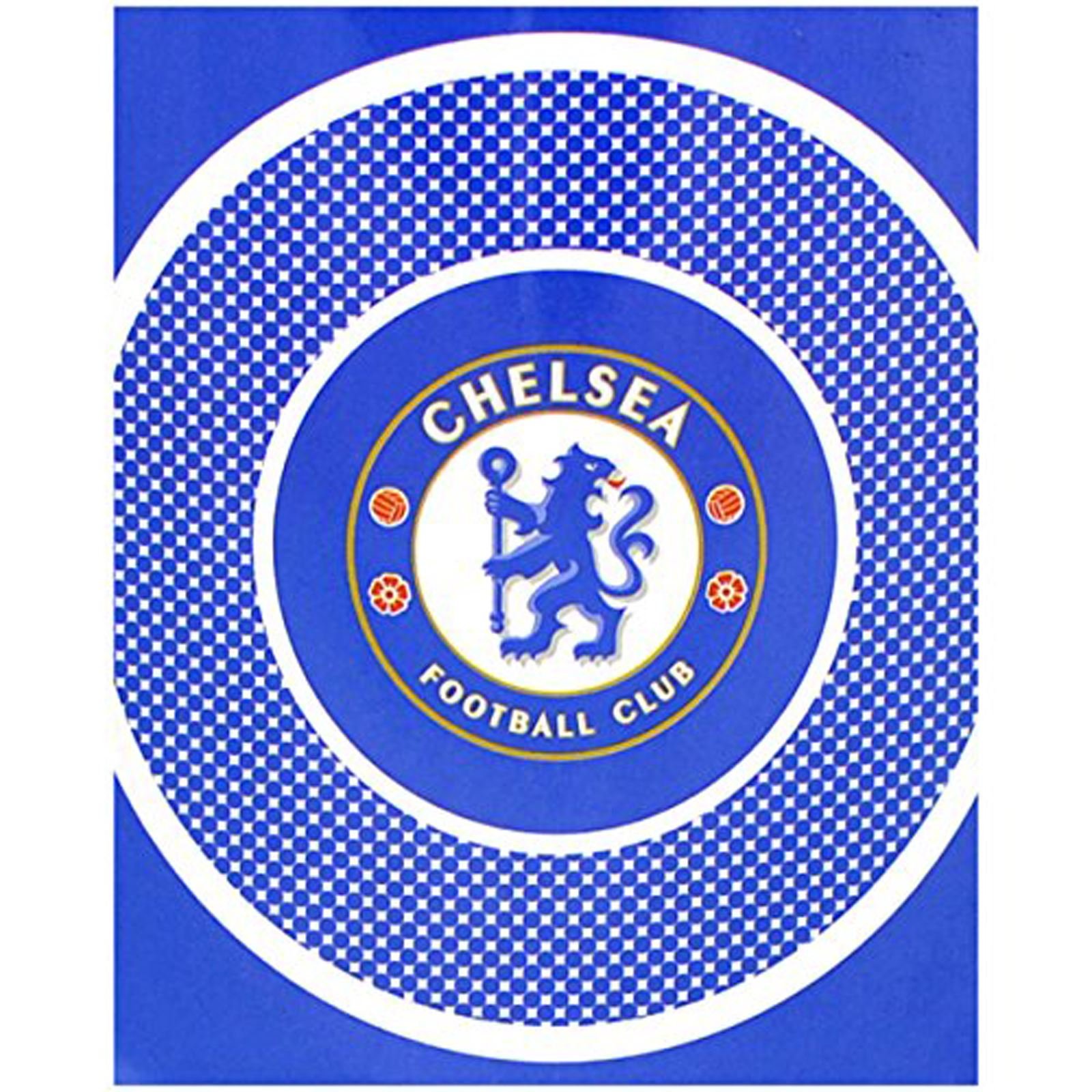 Chelsea Football Club Bullseye Fleece Blanket