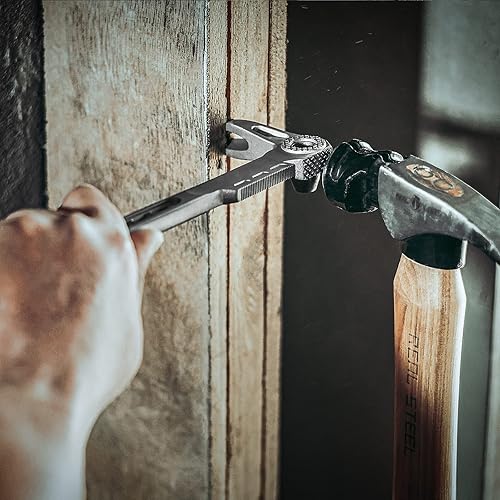 Miniatura 6 de REAL STEEL Extractor de uñas de doble extremo de 12 pulgadas, construcción de titanio (0694)