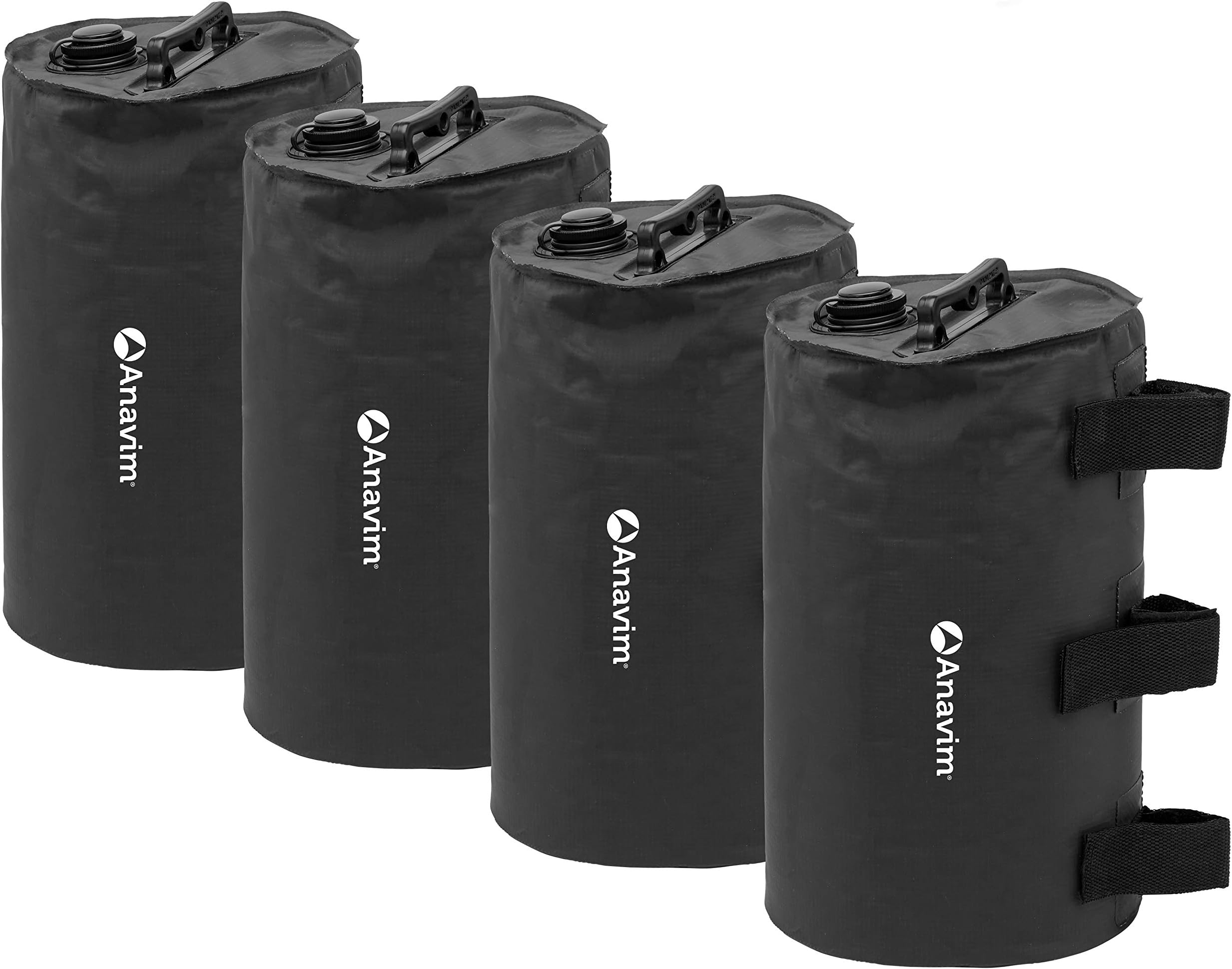 Canopy Water Weights Bag, Leg Weights for Pop up Canopy 4pcs-Pack Black