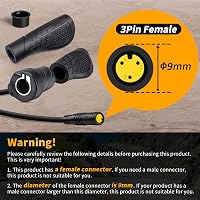 Zeekpowa Twist Throttle 3 Pin Bafang BBS01B BBS02B E-Bike Vezérlő 45cm Kábellel 2