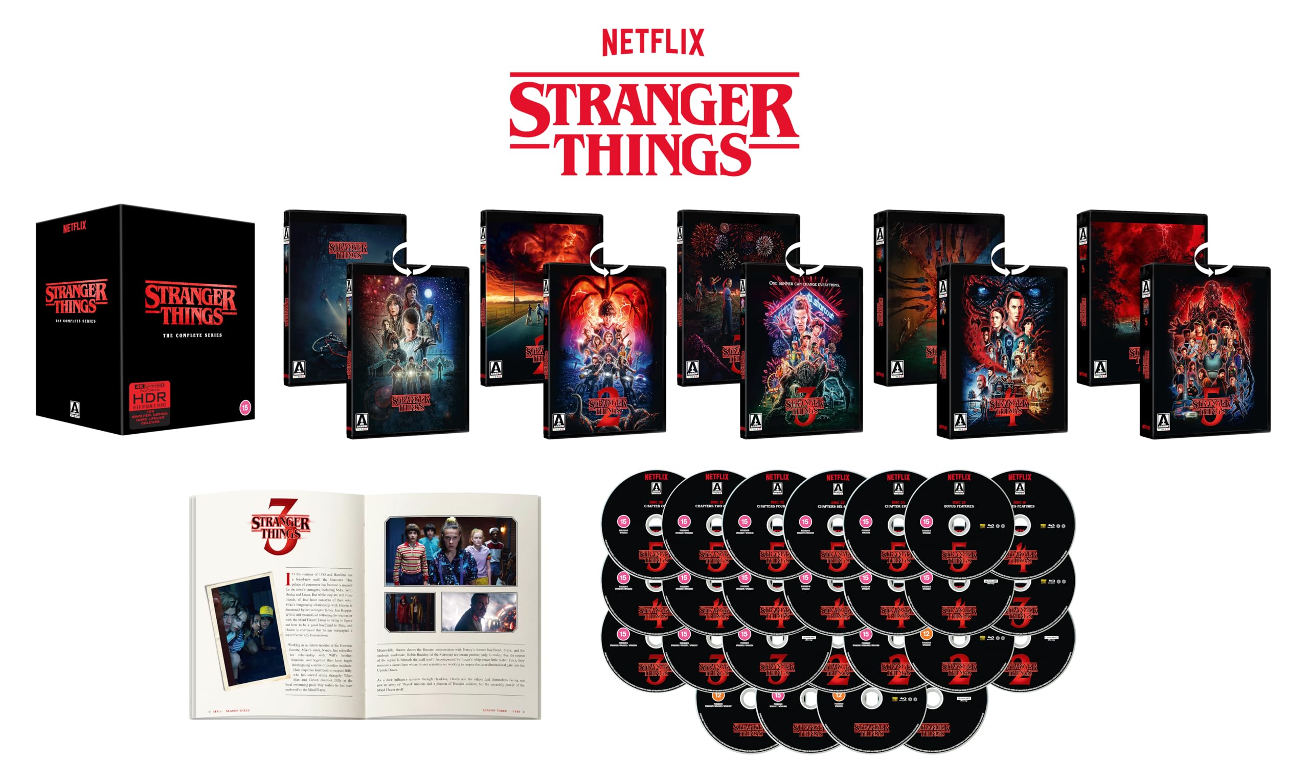 Stranger Things: The Complete Series 4K UHD [Blu-ray] [Region Free]