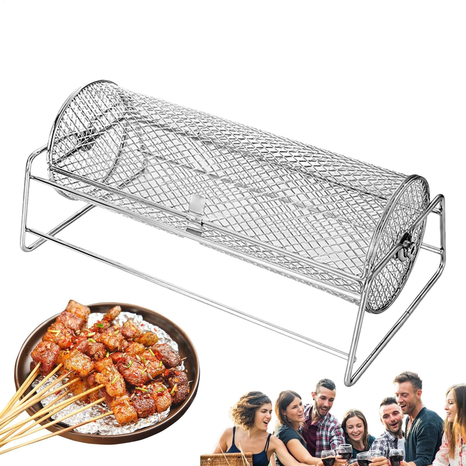 Accessoires de gril de barbecue en maille pour légumes sans risque de chute