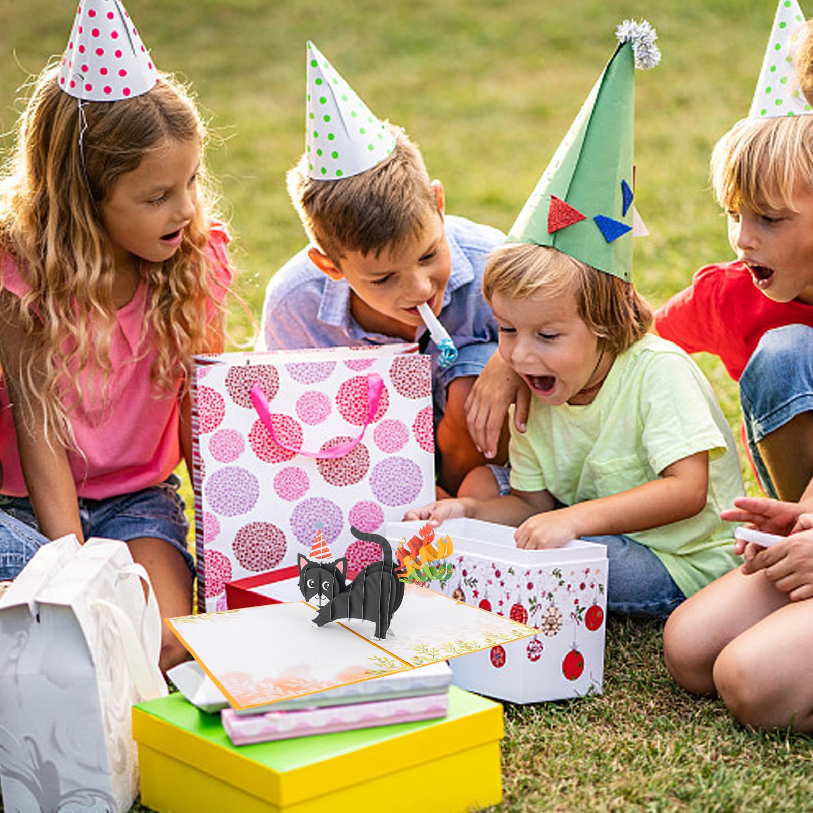RUCUDIM Biglietto di auguri di compleanno pop-up 3D, divertente, biglietto di auguri con busta, cartolina, biglietti di incoraggiamento per la famiglia, gli amici e gli amanti