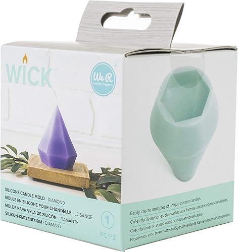 Miniatura 6 de We R Memory Keepers Moldes para velas con mecha-diamante