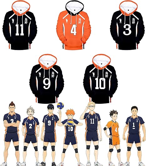Amazon Co Jp ハイキュー 烏野 パーカー 子供用 キッズ 大人 トップス スウェット フーディ 影山 飛雄 月島 蛍 日向 翔陽 西谷 夕 山口 忠 菅原 孝支 田中 龍之介 烏野高校 キャラクター グッズ ユニフォーム 隊服 コスチューム スポーツ