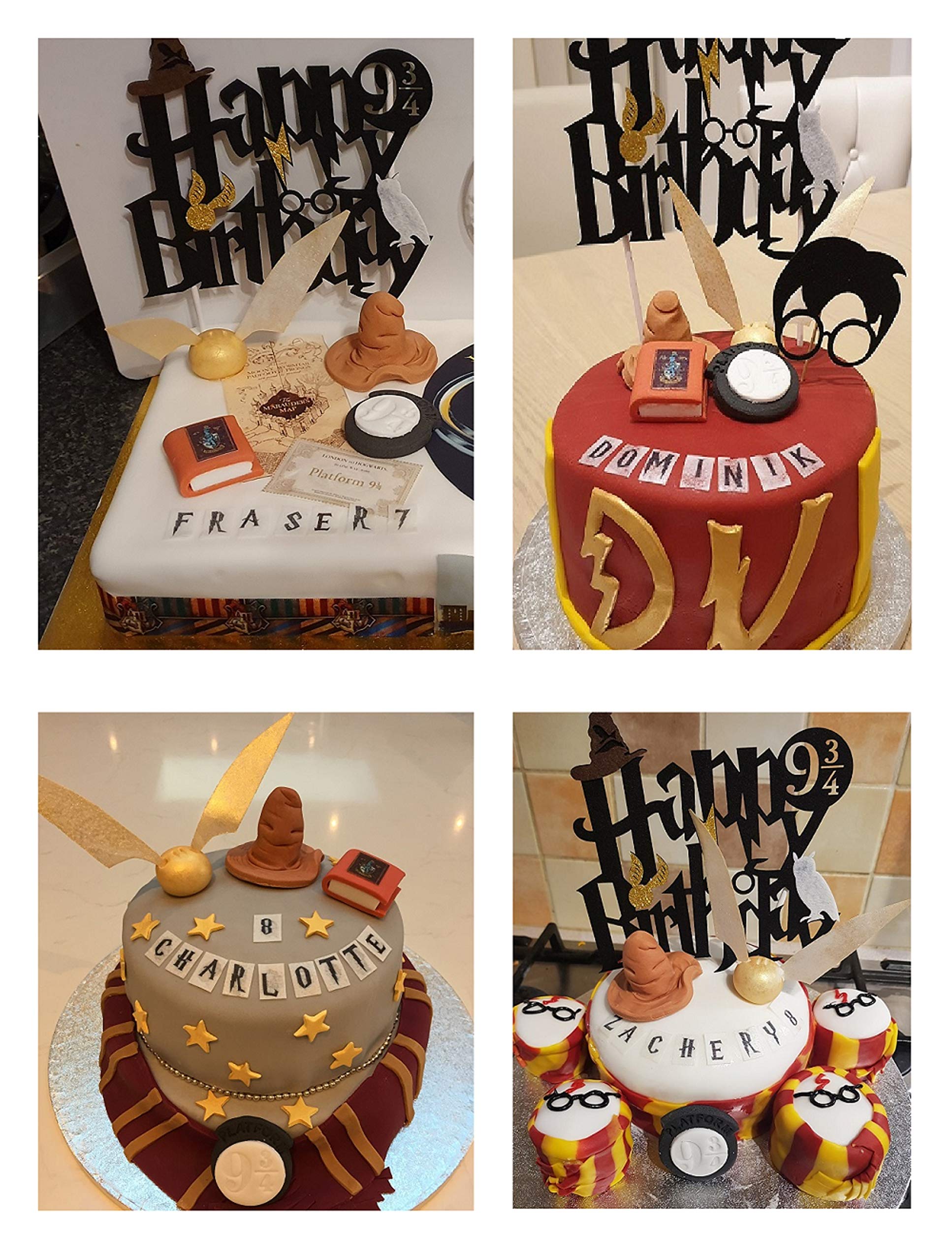 Harry Potter Cake Toppers Edible Icing Personalised Birthday