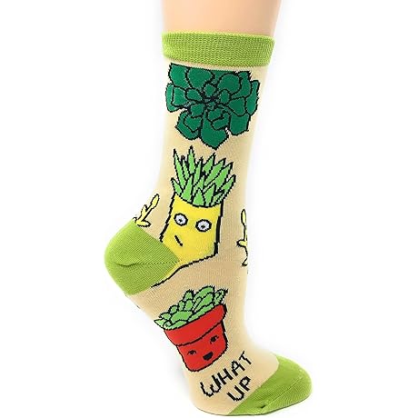 Oooh Yeah Succulent Socks: Positive, Fun, and Stylish!