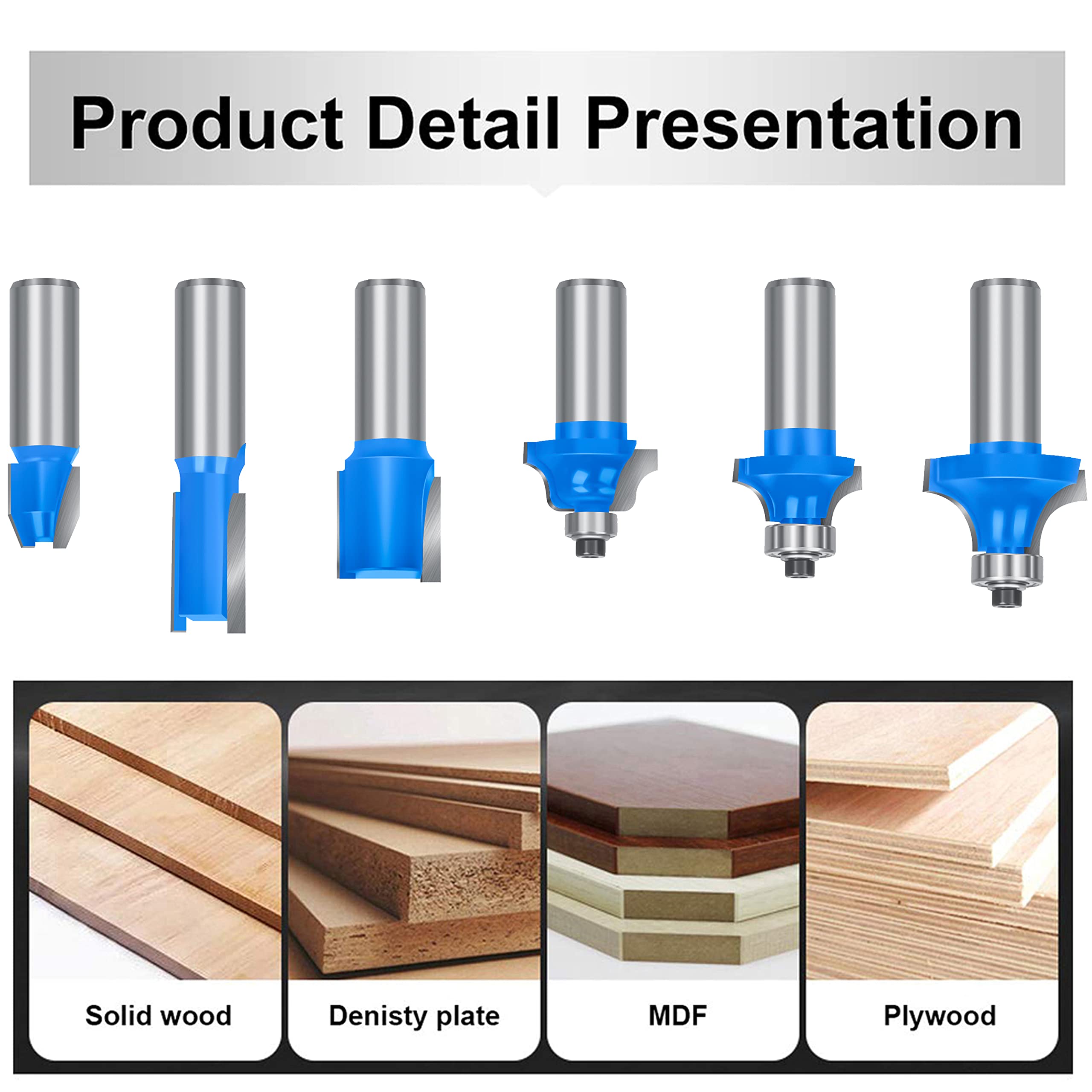 Full Bullnose Router Bit Wood Router Cutter Types | Trend Tool