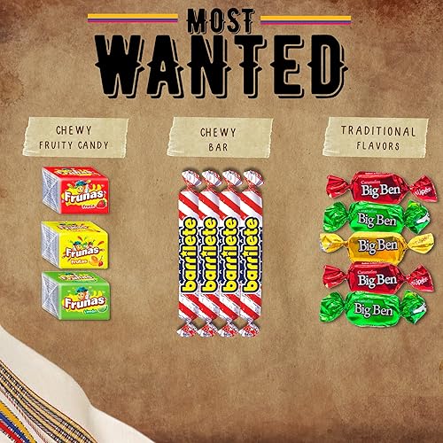 Miniatura 3 de Bolsa de 60 surtido de caramelos colombianos  Delicias de café  Barriletes  Frunas  Gomitas grandes  BomBomBomBun  Caramelos masticables afrutados