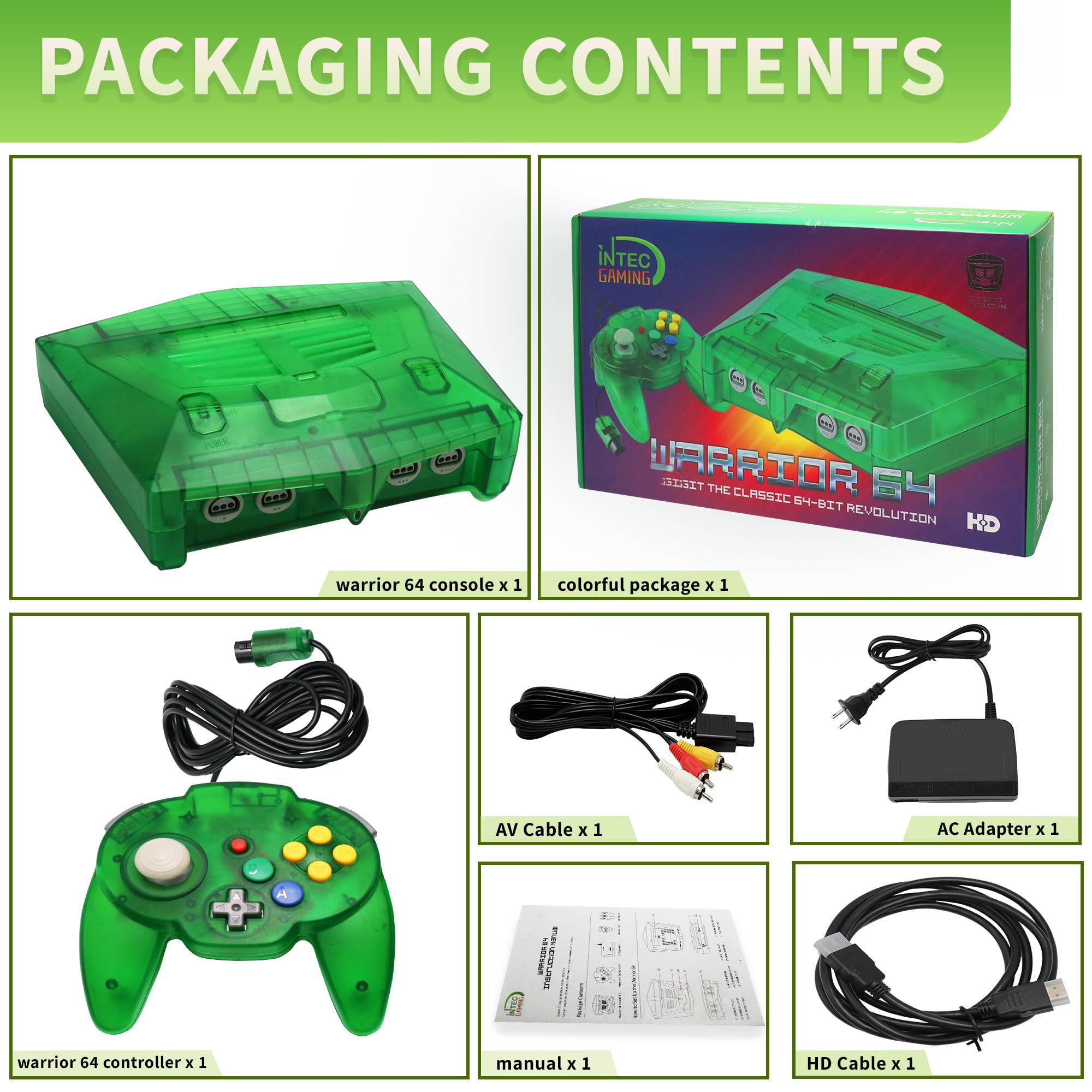 N64 Console - Newly Design Looking for Nintendo 64 with HDMI