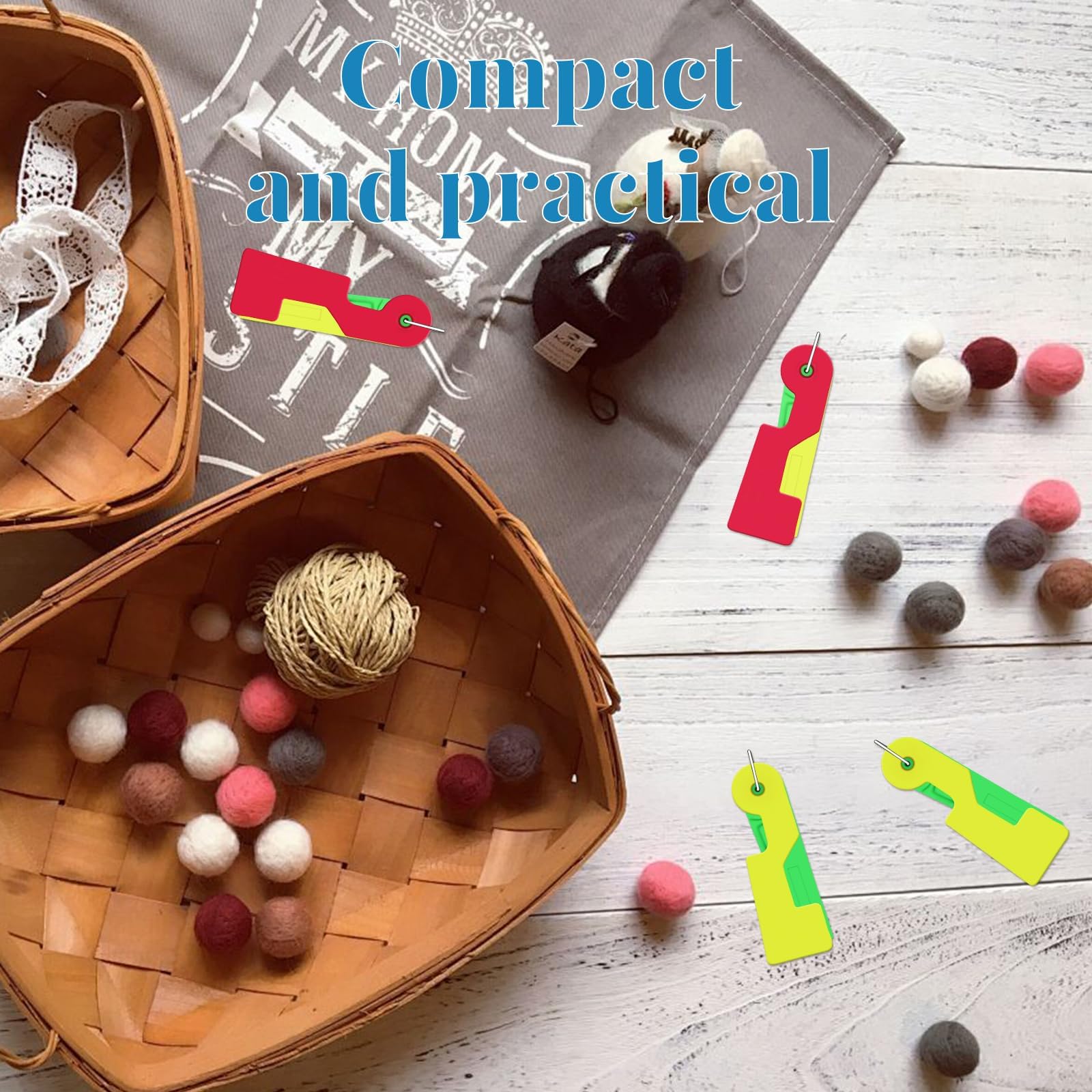 Enfile-Aiguille Et Découseur 2-en-1 JClorix - 3 Outils Télescopiques Pour Couture - Séniors Et Débutants