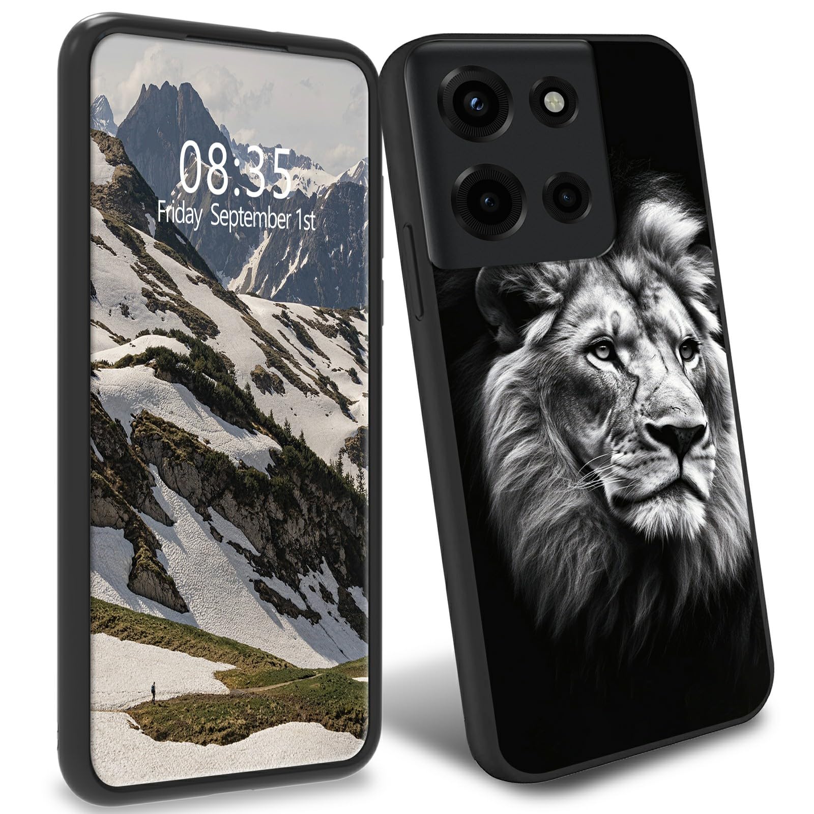 TPU Case for Motorola Moto G Play 5G 2025/Moto G Power 2025 Slim Black Soft TPU Phone Case Shockproof Full Body Protection Cover for Moto G Play 5G