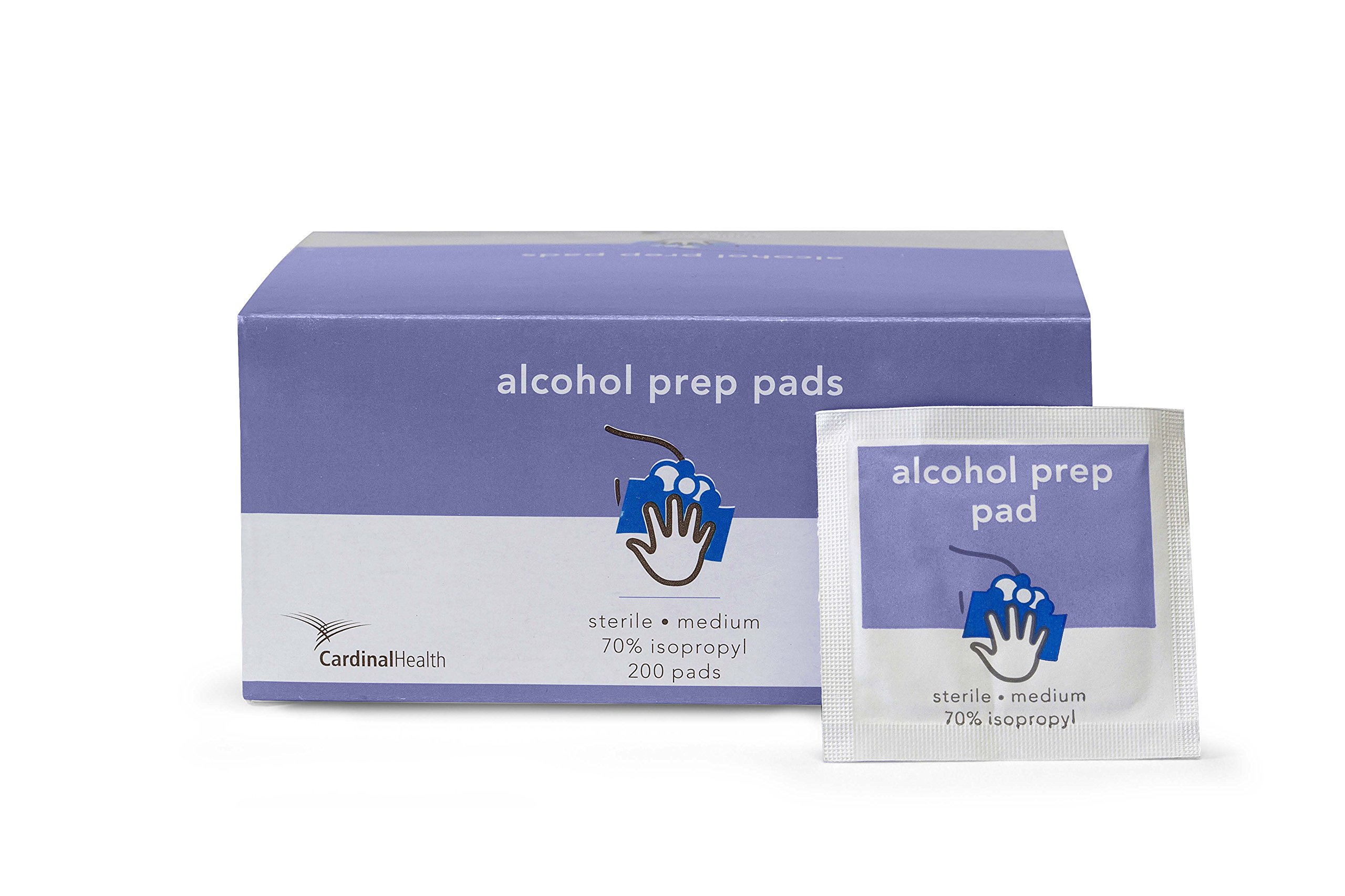55Mwapmbx - Alcohol Prep Pad, 2-Ply Medium (200 Count)