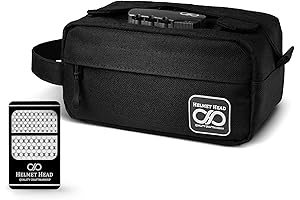 HELMET HEAD Black Stash Box