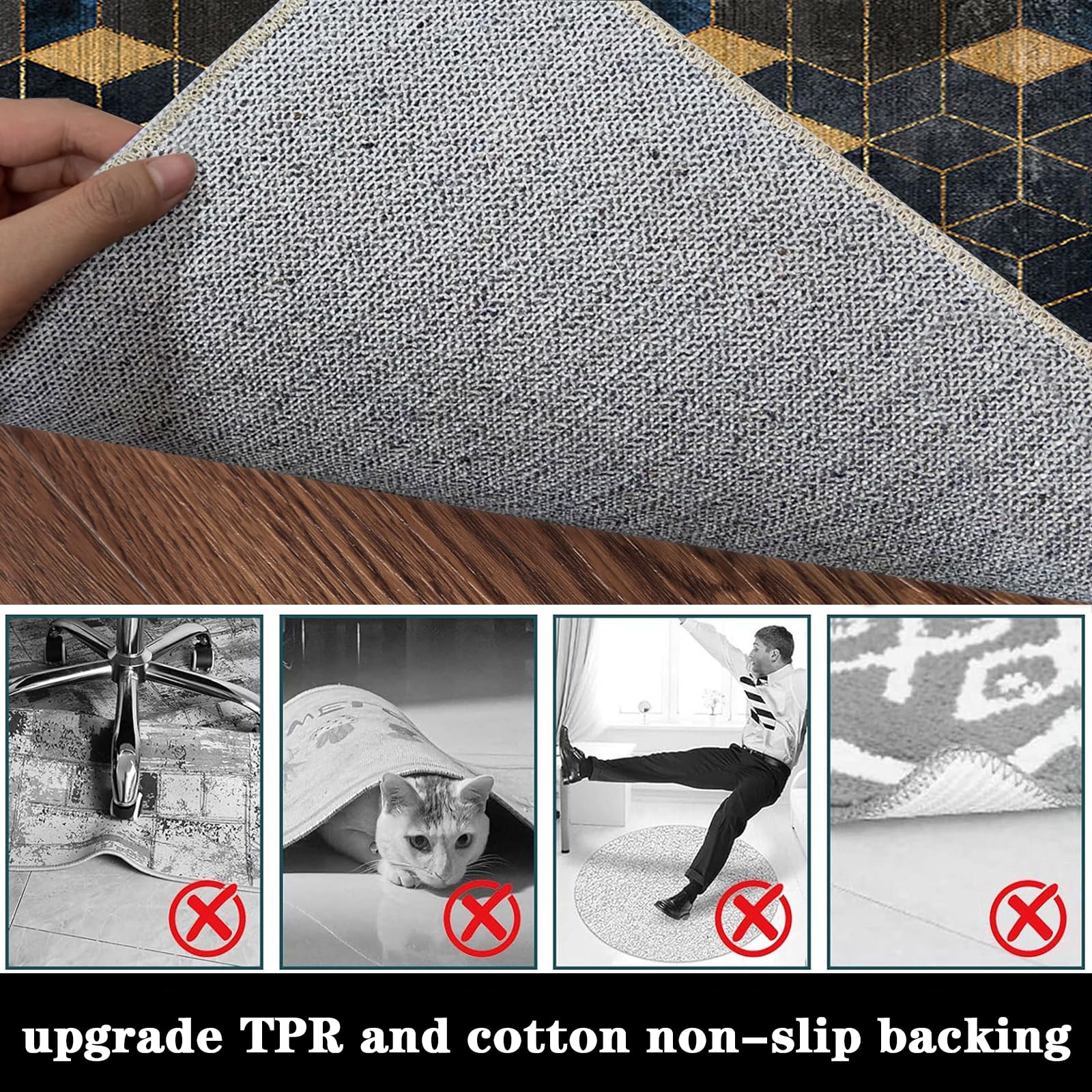 Schutzmatte und Schreibtischstuhl Unterlage, Gaming Stuhl Unterlage Bodenschutzmatte für Hartböden, Bürostuhl Unterlage, Gamer Teppich, Bürostuhl Matte für harte böden parkett rollstühle 120 x 140 cm