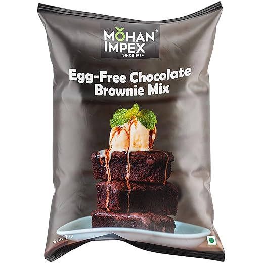 Mohan Impex Eggless Chocolate Brownie Mix 1kg