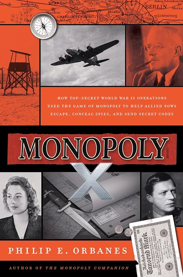 Monopoly X: How Top-Secret World War II Operations Used the Game of Monopoly to Help Allied POWs Escape, Conceal Spies, and Send Secret Codes – The Untold Story of MI-9 and MIS-X