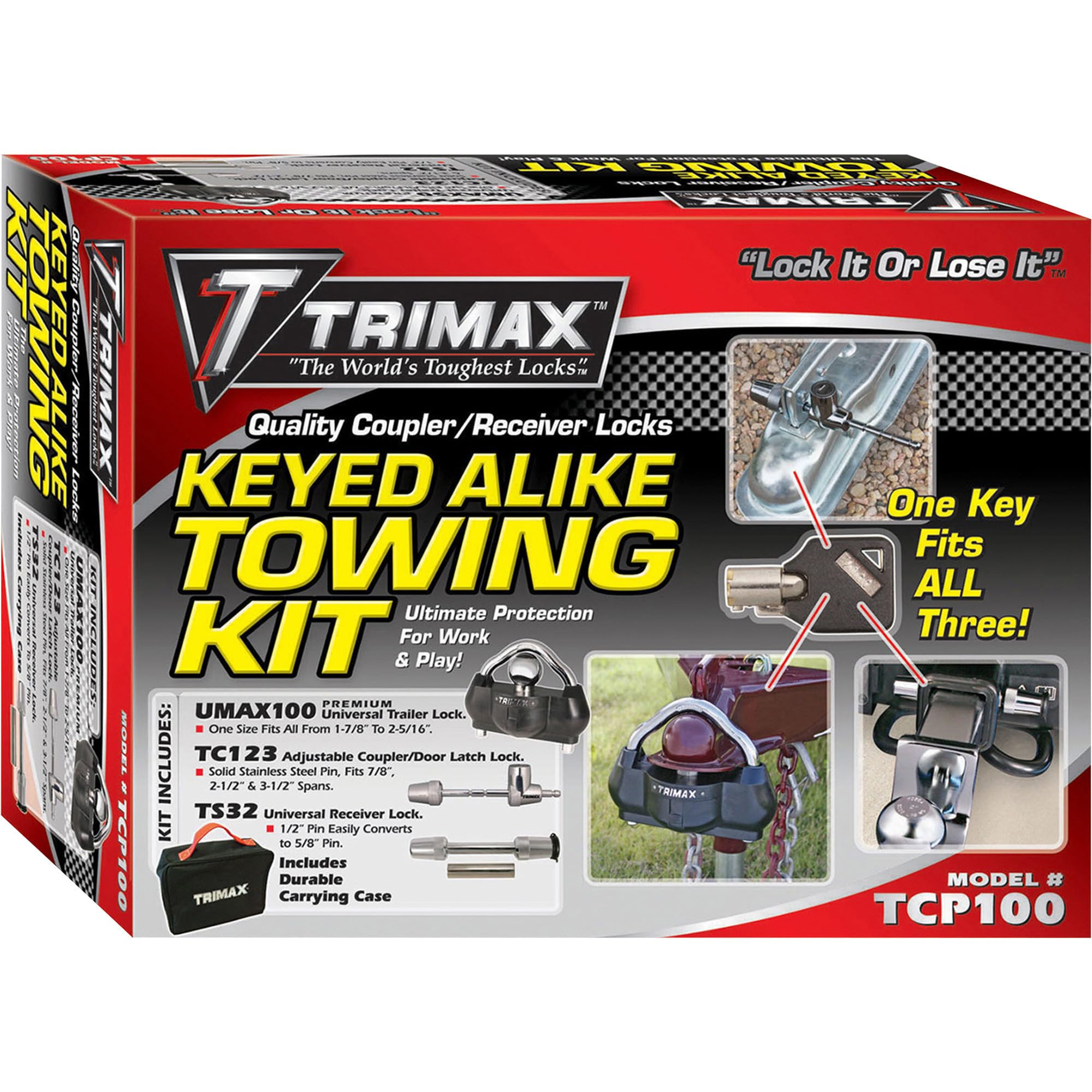 Amazon.com: Trimax – TCP100 – Keyed-Alike Towing Kit – Locks