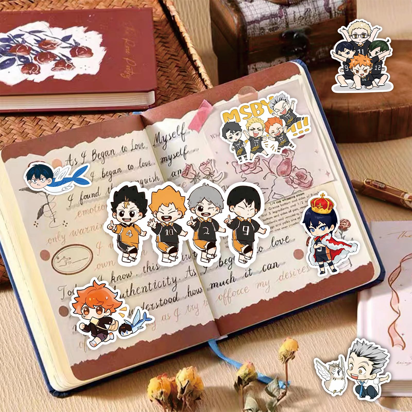 8月中必ず購入 きる カード、シールセット ハイキュー ブルーロック 8