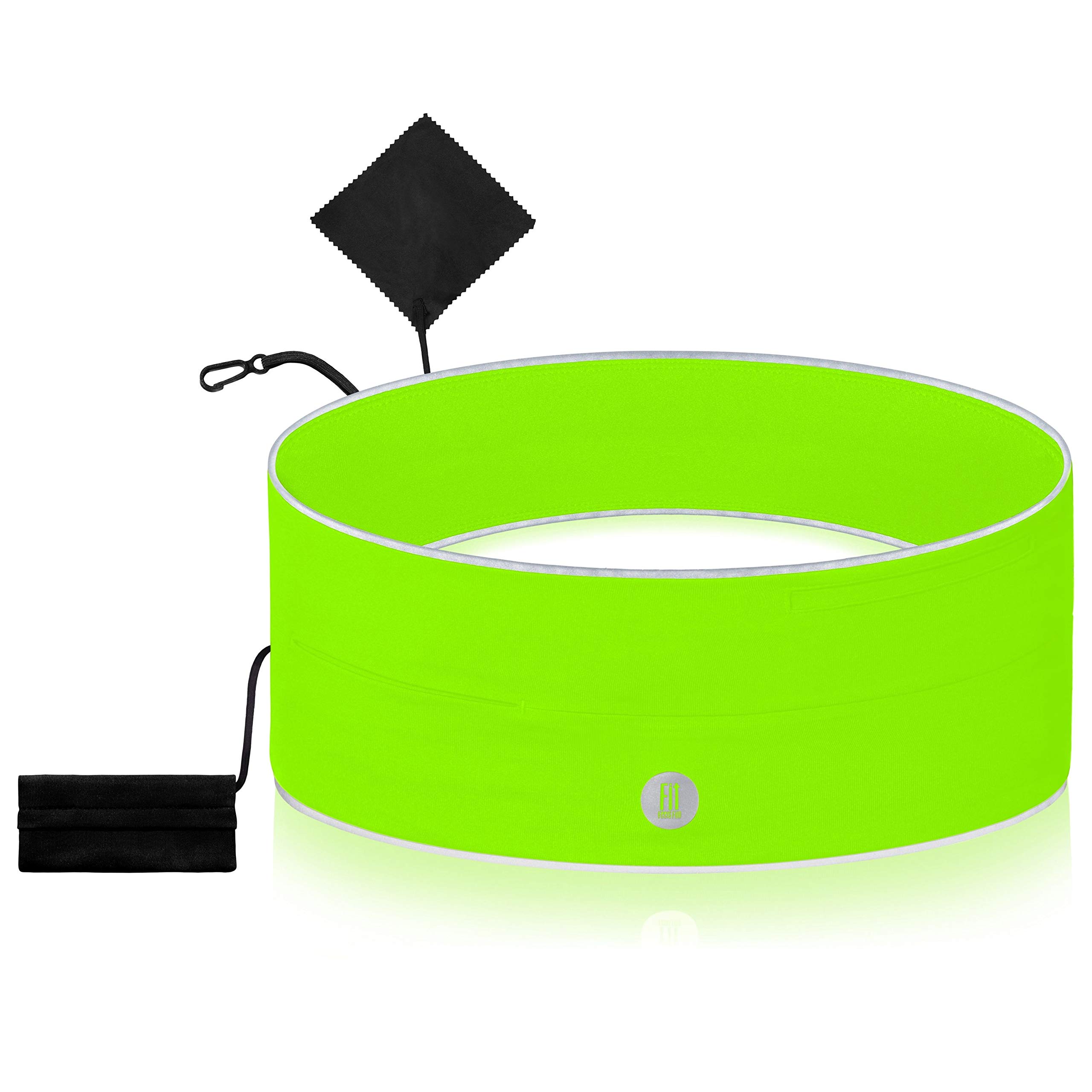 FitFeelsFun® Ceinture De Sport étroite Avec Poche à Fereture éclair